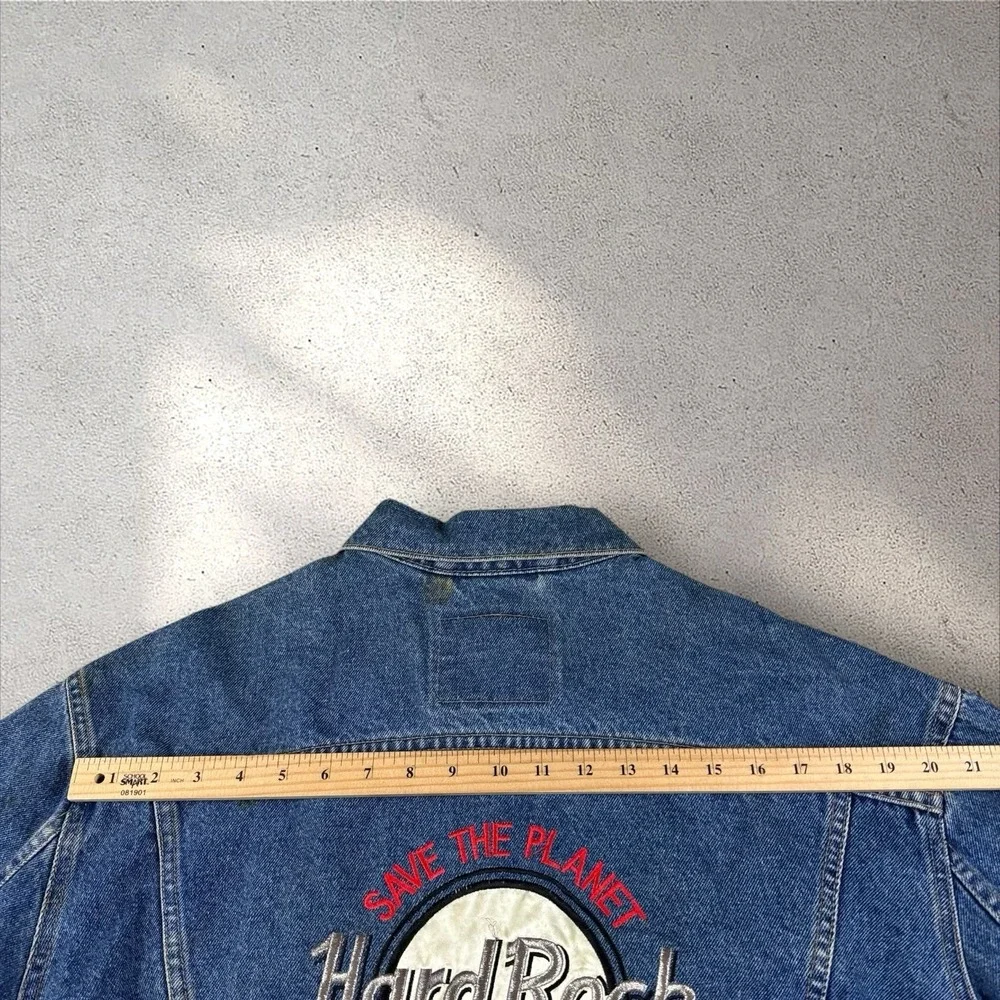 Levi's Denim Trucker Men's‎ Blue Jacket Large 70503 02 Vintage Hard Rock London